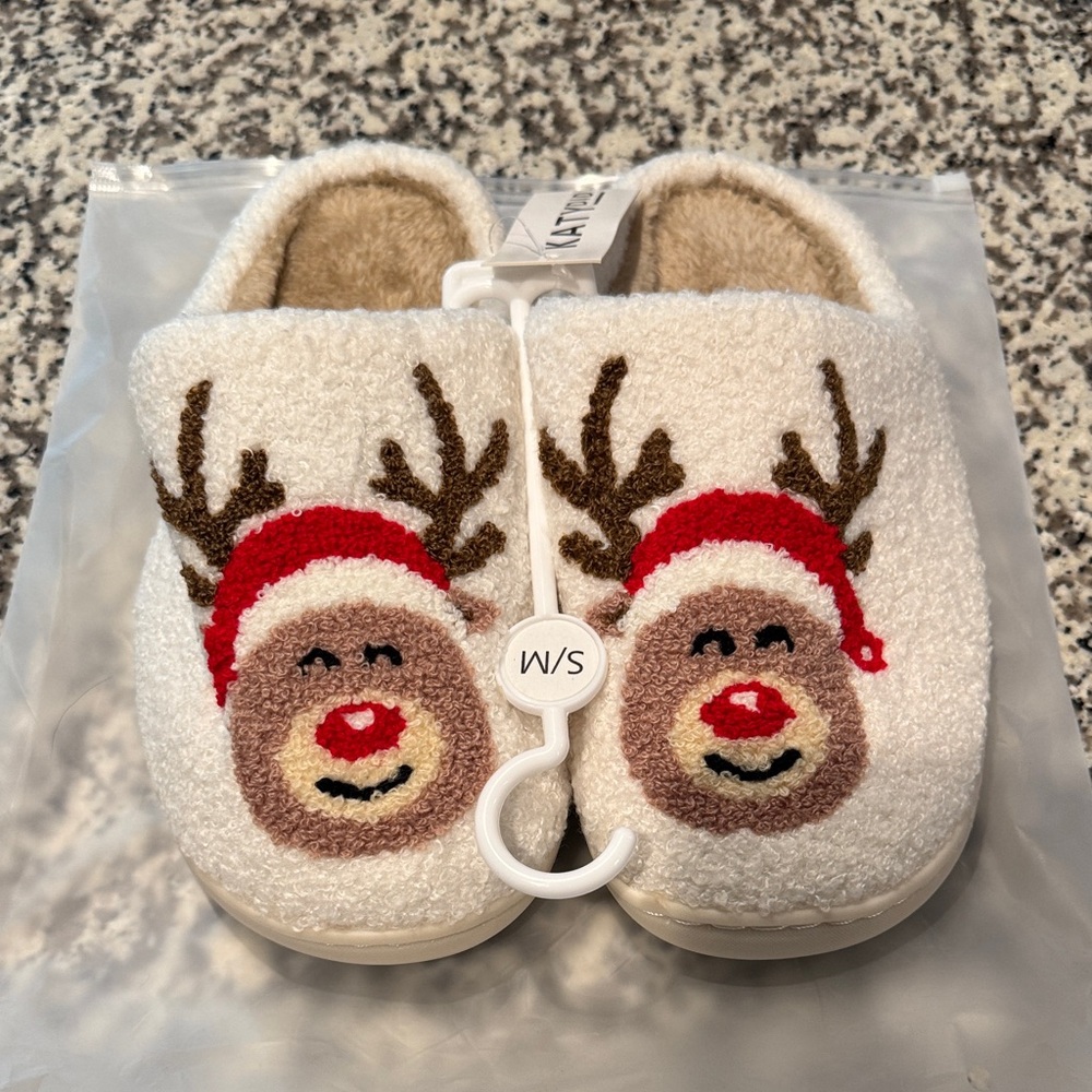 Cozy Reindeer Slippers